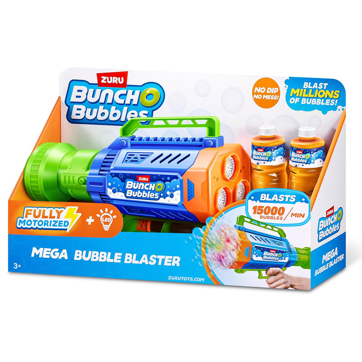 Ігровий набір Bunch O Bubbles Бластер для мильних бульбашок з LED підсвіткою — превʼю 8
