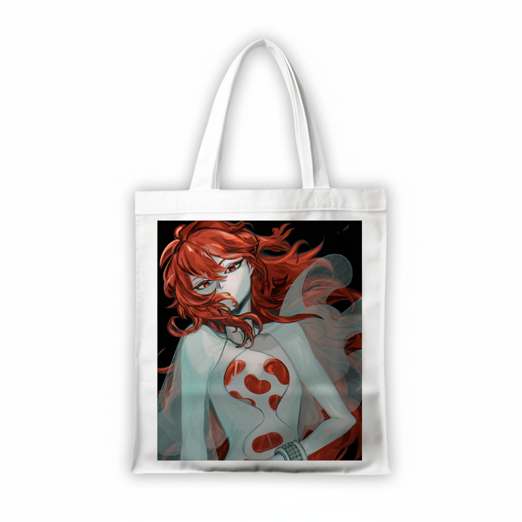 Сумка-шопер Країна Блискучих (Land of the Lustrous) - Падпараджа біла з льону (26787) — превʼю 2