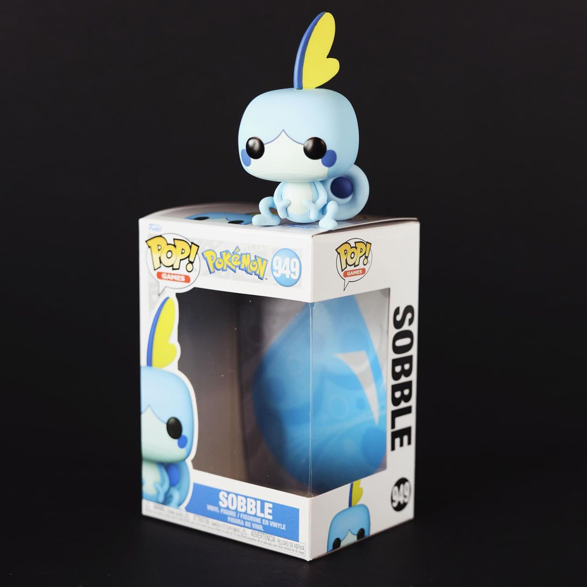 Колекційна фігурка Pokemon Sobble - Покемон Соббл Funko Pop аніме персонаж — превʼю 6