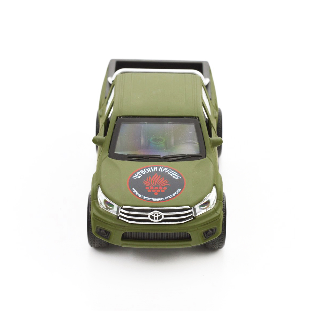 Автомодель TechnoDrive Toyota Hilux Червона калина 1:40 металева — превʼю 15