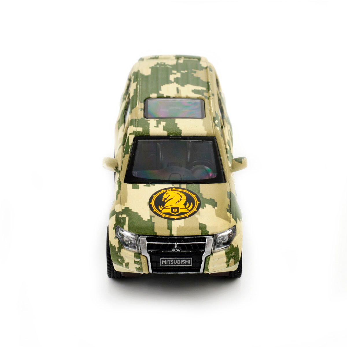Автомодель Mitsubishi Pajero 4WD Turbo 47 ОМБр Шеврони Героїв 1:43 — превʼю 15