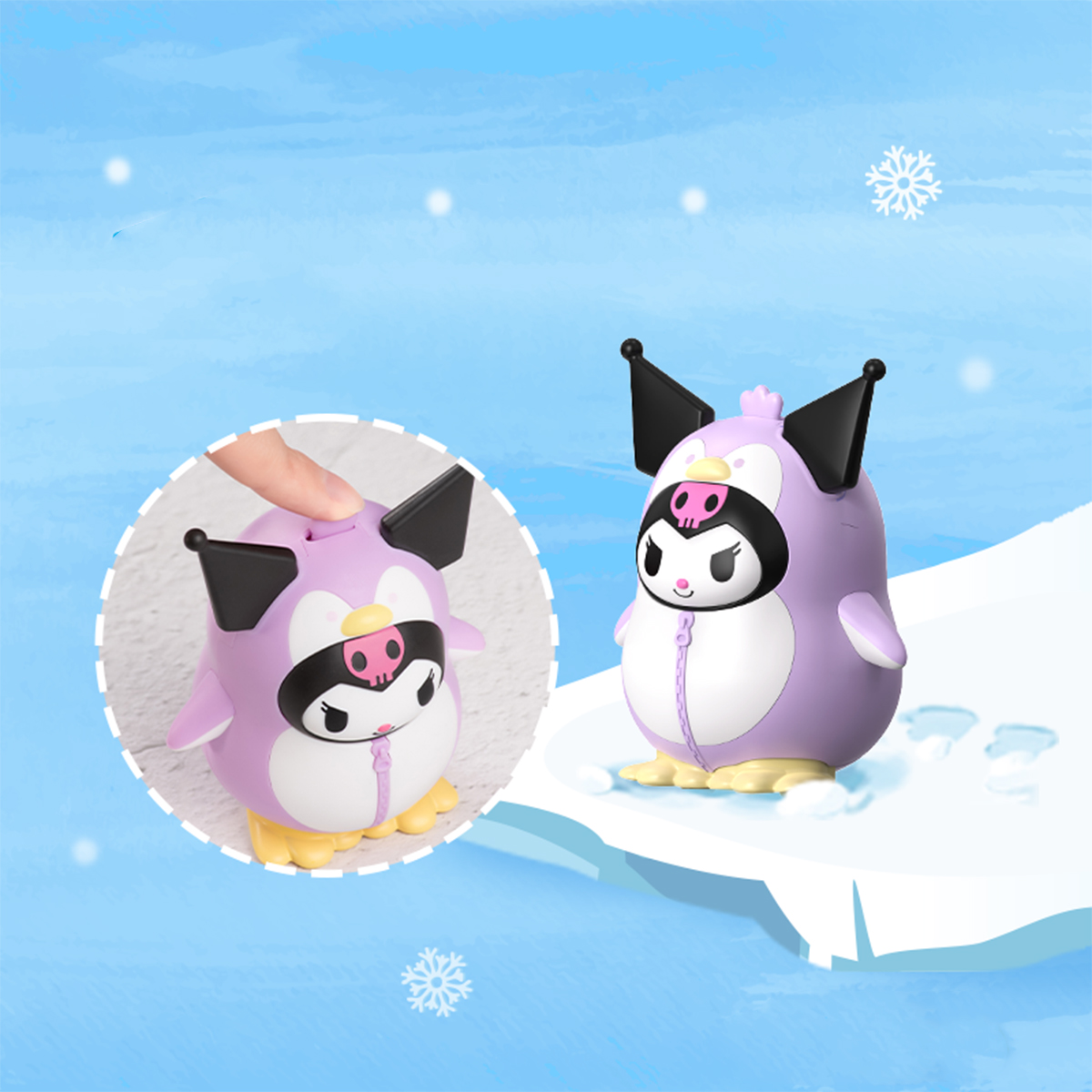 Механічна іграшка Pop Top Sanrio – Бал пінгвінів – 10 см — превʼю 3