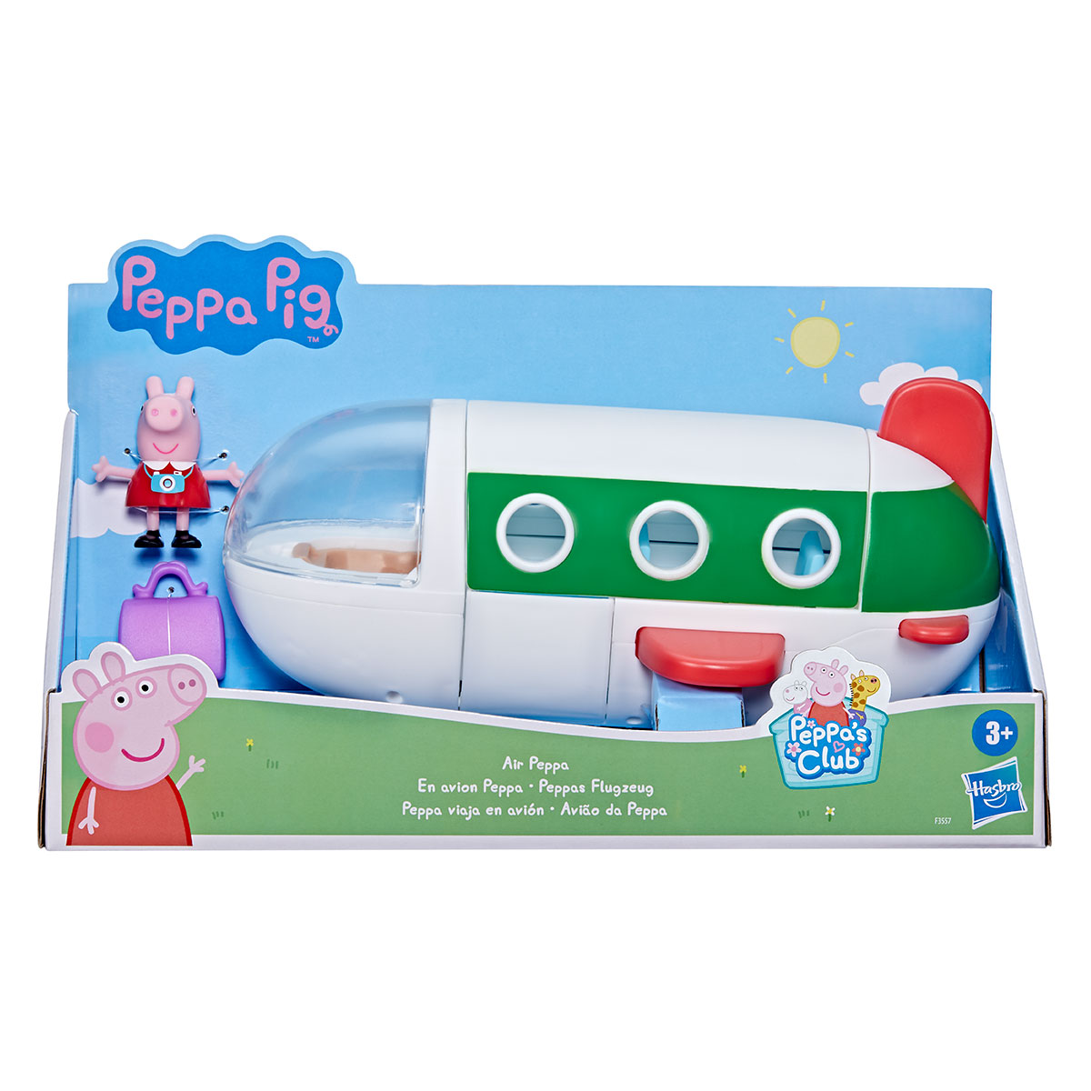 Ігровий набір Літак з фігуркою Пеппи Peppa Pig дитячий пластиковий Червоний — превʼю 2
