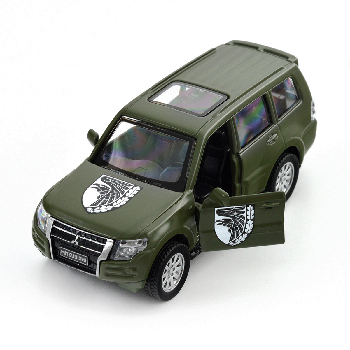 Колекційна автомодель TechnoDrive Mitsubishi Pajero 93 ОМБр Шеврони Героїв 1:42 — превʼю 16